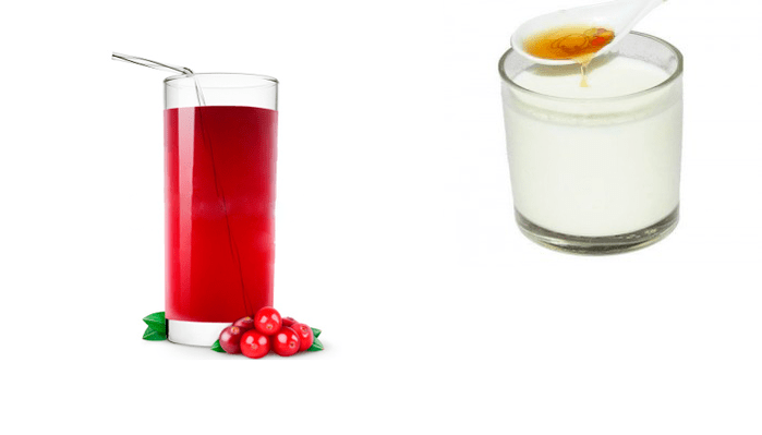 un vaso de bebida de frutas o leche con miel antes de acostarse para tratar la adicción a la cerveza