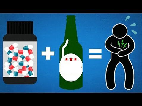 que pasa cuando tomas alcohol y antibióticos